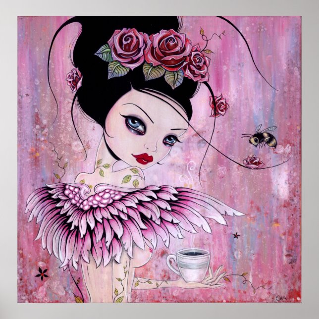 Kaffe Angel Poster (Framsidan)