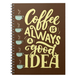 kaffe anteckningsbok