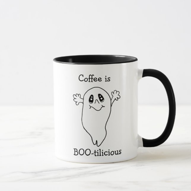 Kaffe är boo-tilicious mugg (Höger)