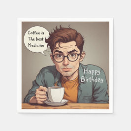 Kaffe är det bästa läkemedlet pappersservett