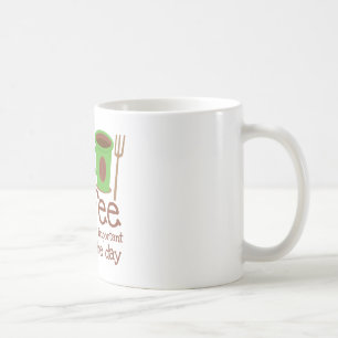 Kaffe är det viktigaste målet av dagen kaffemugg