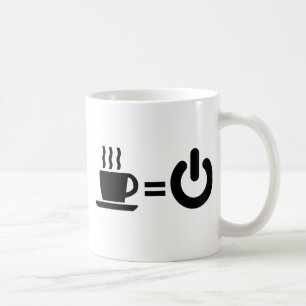 Kaffe är driver kaffemugg