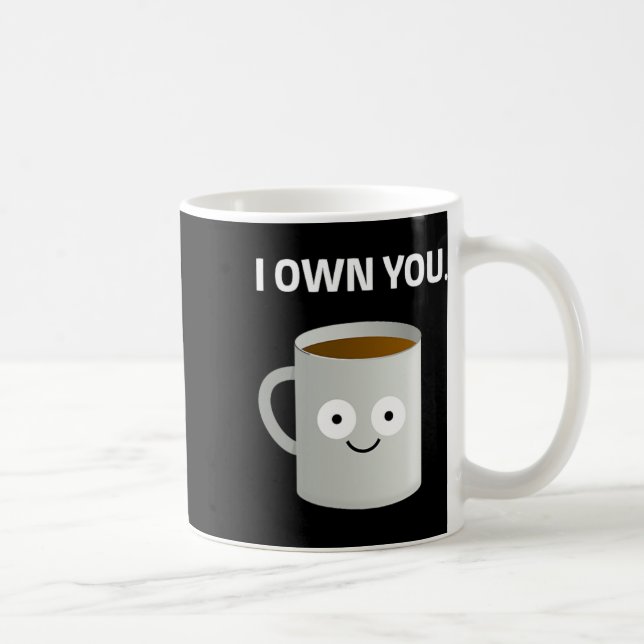 Kaffe är en av dina koffeindikatter... Ironic Funn Kaffemugg (Höger)