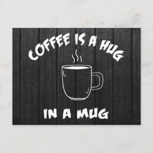 Kaffe är en hacka i Muggen. Vykort