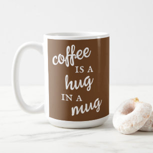 Kaffe är en häckfisk i Mugg Brown och White Mugg