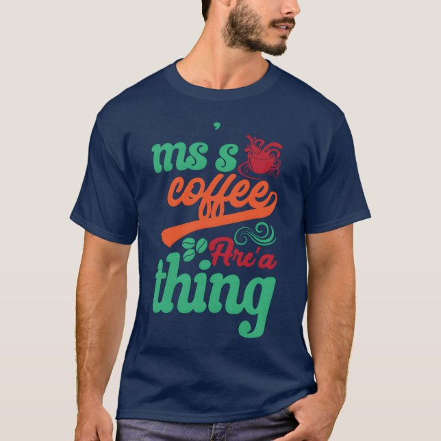kaffe är en sak kaffe meme pojke t shirt (Framsida)