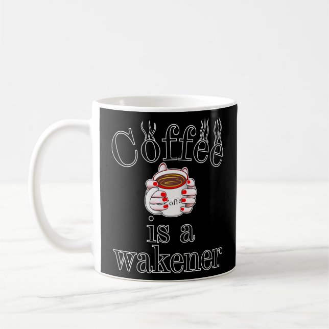 Kaffe är ett tvättmedel som stimulerar ett turbo A Kaffemugg (Vänster)