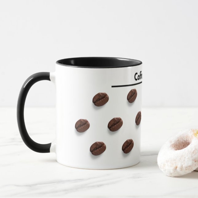 Kaffe är Life Mugg (Med munk)