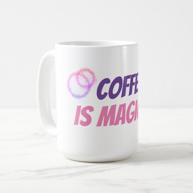 Kaffe är Magic Kaffemugg (Framsida vänster)
