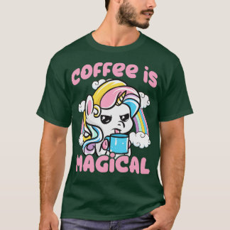 Kaffe är magnesiumoxid t shirt