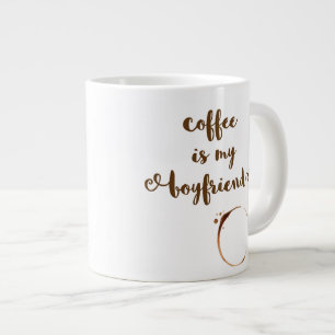 Kaffe är min Boykompis - Jumbo Mugg