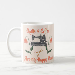 Kaffe &är min Ställe-vänliga entusiast i Lycklig Kaffemugg
