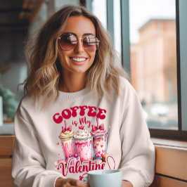 Kaffe är min Valentine T Shirt