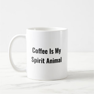 Kaffe är mitt andningsdjur kaffemugg