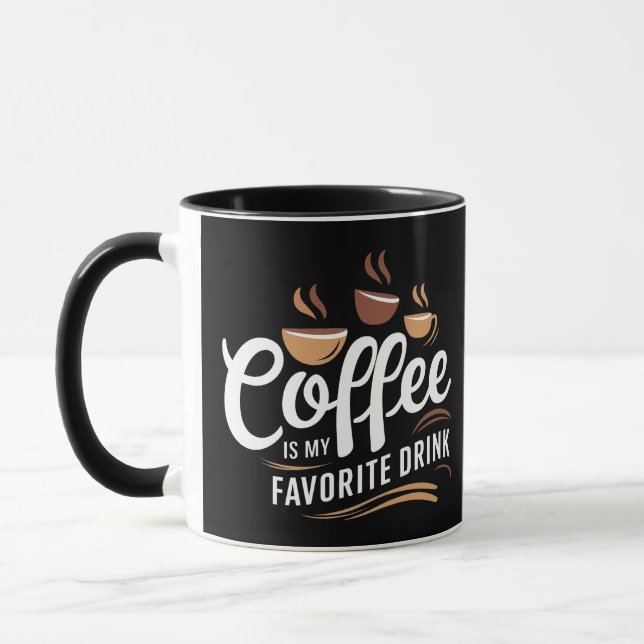 Kaffe är mitt favoritglas mugg (Vänster)