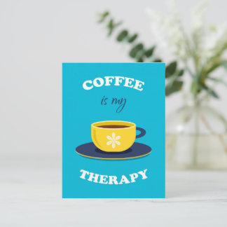 Kaffe är mitt vykort för behandling