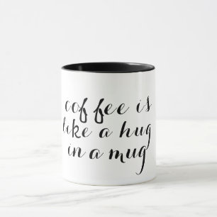 kaffe är något liknande per kram i en rolig mugg
