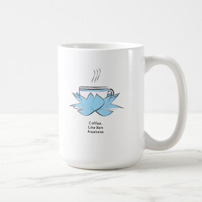 kaffe är som zen kaffemugg (Höger)
