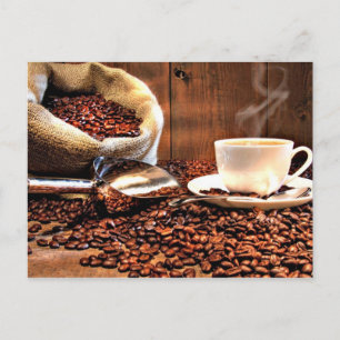 Kaffe Aroma Vykort