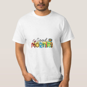 Kaffe Art Bra God morgon T Shirt