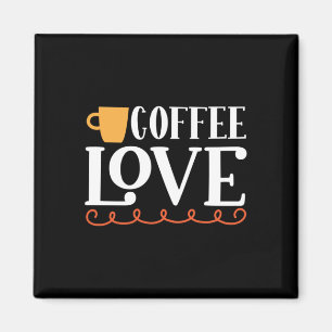 Kaffe Art Coffee Kärlek Magnet