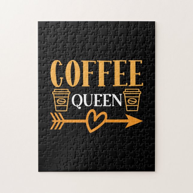 Kaffe Art Coffee Queen Pussel (Vertikal)