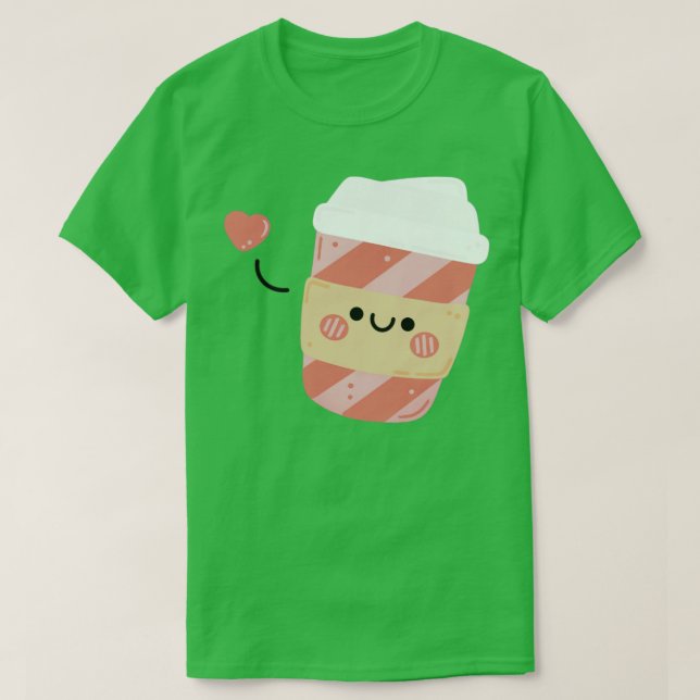 Kaffe att gå t shirt (Design framsida)
