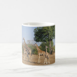 Kaffe av Giraffe-familjen mugg