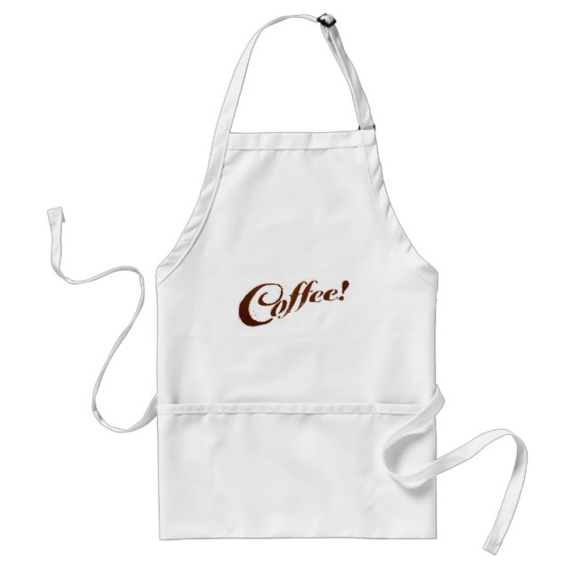 Kaffe av groddar - Apron Förkläde (Framsidan)