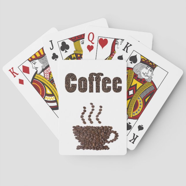 Kaffe av kaffe Älskare Kopp Casinokort (Baksidan)