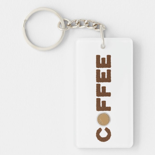 Kaffe av kaffebönor och drycker (Framsidan)
