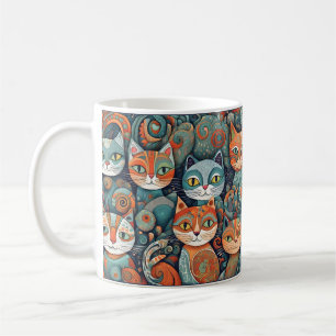 Kaffe av kalvkatter mugg