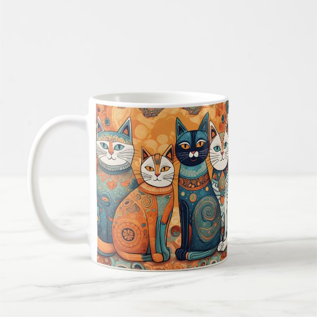 Kaffe av kalvkatter mugg (Vänster)