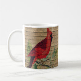 Kaffe av kardinal Bird Design Coffee Mugg Kopp
