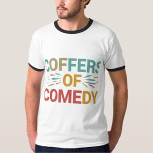 Kaffe av komedi t shirt