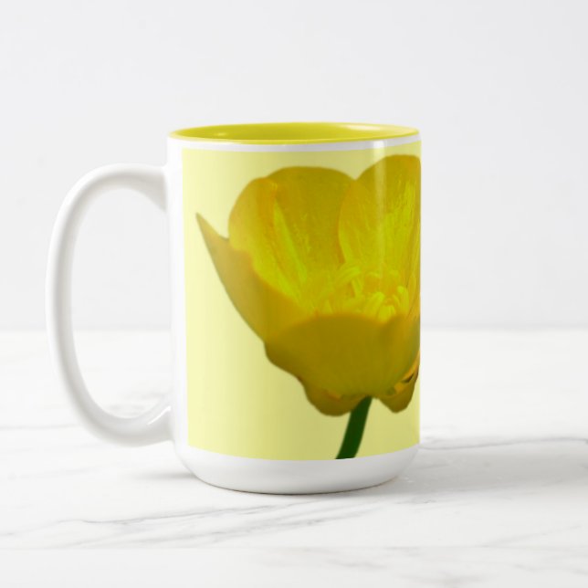 Kaffe av Kopp-koppsblommor, blommor, Kopp (Vänster)