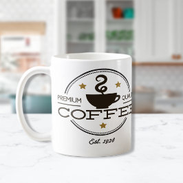 Kaffe av premiumkvalitet kaffemugg
