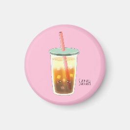 Kaffe av sockerkulör med skumbildare av Cream Magnet