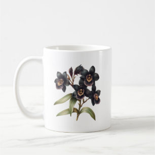 Kaffe av svart orkidé mugg