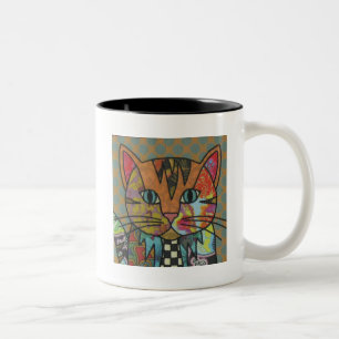 Kaffe av textil konst Mugg