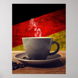 Kaffe av Tyskland Poster