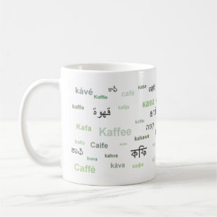 Kaffe av världsmuggen (i grönt) kaffemugg