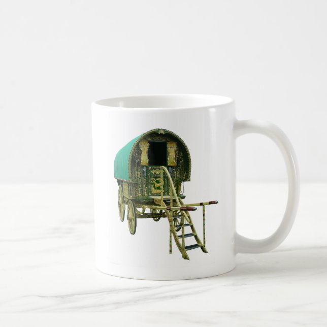 Kaffe av zigenarskål (mugg) kaffemugg (Höger)
