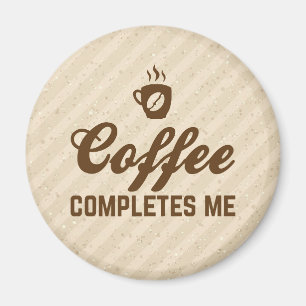 Kaffe avslutar mig det roliga citationstecknet magnet