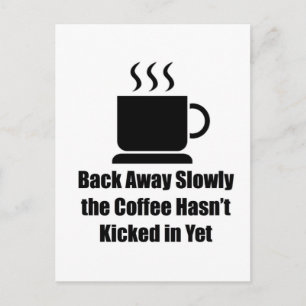Kaffe-back långsamt vykort