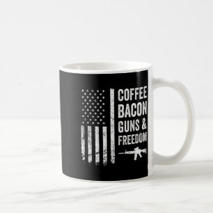 Kaffe Bacon Vapen & Dom - Bbq Grill Roligt Vap Kaffemugg