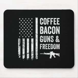Kaffe Bacon Vapen & Dom - BBQ Grill Roligt Vap Musmatta
