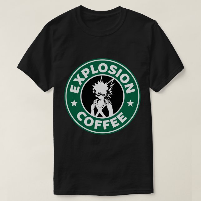 Kaffe (Bakugo) T Shirt (Design framsida)