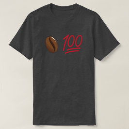Kaffe Bean 100 Funny T Shirt