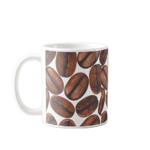 Kaffe Bean Bliss Mugg, Vita kaffe mugg
